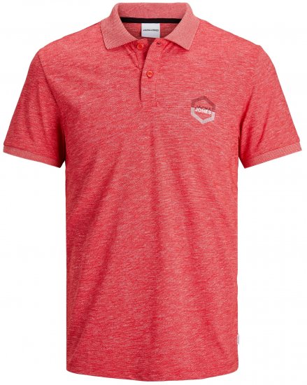 Jack & Jones Delight Polo Red - Pikeepaidat - Miesten isot pikeepaidat