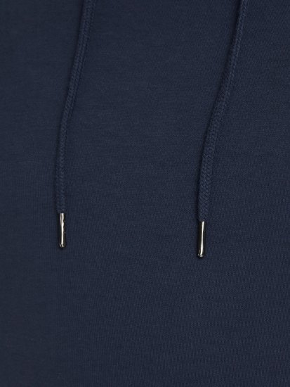 Jack & Jones Basic Sweat Hood Navy Blazer - Hupparit ja collegepaidat - Miesten hupparit ja collegepaidat isot koot