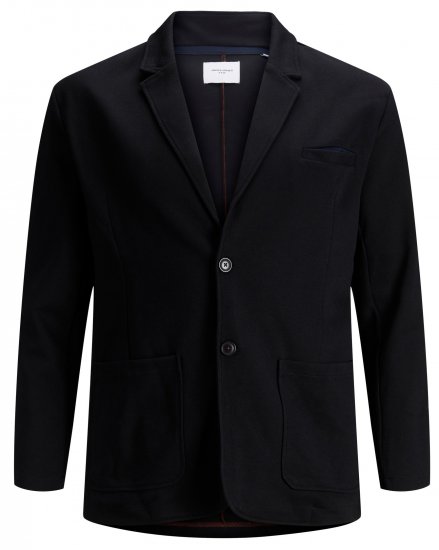 Jack & Jones Diego Sweat Blazer Black - Puvut ja pikkutakit - Pukuja suurissa mitoissa