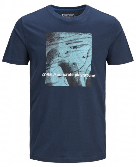 Jack & Jones Jump T-shirt Navy - T-paidat - Isot T-paidat 2XL – 14XL