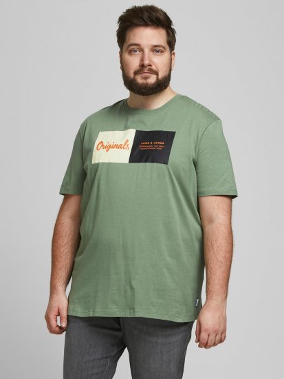 Jack & Jones Joshua T-shirt Sea Spray - T-paidat - Isot T-paidat 2XL – 14XL