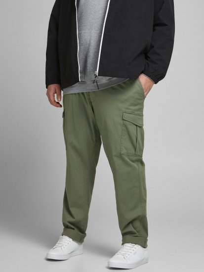 Jack & Jones Marco Chino Pants Dusty Olive - Farkut ja housut - Miesten isot farkut ja isot housut W40-W70