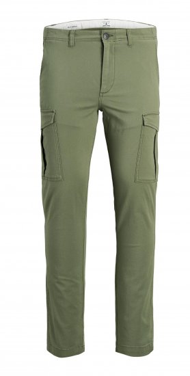 Jack & Jones Marco Chino Pants Dusty Olive - Farkut ja housut - Miesten isot farkut ja isot housut W40-W70