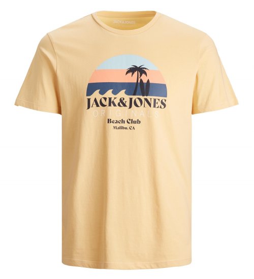 Jack & Jones Cabana T-Shirt Sahara Sun - T-paidat - Isot T-paidat 2XL – 14XL