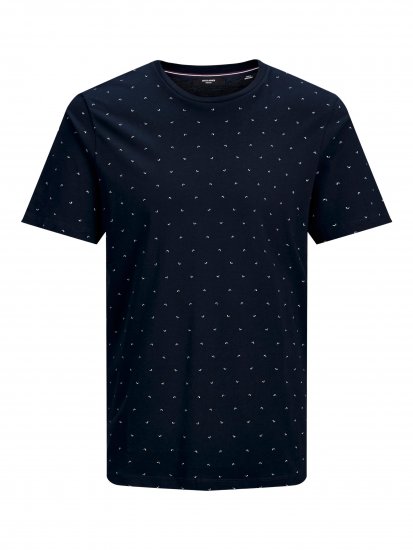 Jack & Jones Gabriel Crew Neck Tee New Navy - T-paidat - Isot T-paidat 2XL – 14XL