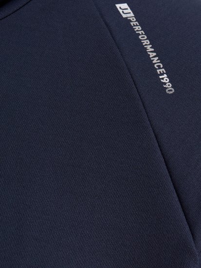 Jack & Jones Running Half Zip Sweat Navy - Hupparit ja collegepaidat - Miesten hupparit ja collegepaidat isot koot