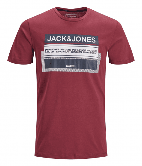 Jack & Jones Booster T-shirt Sun-Dried Tomato - T-paidat - Isot T-paidat 2XL – 14XL