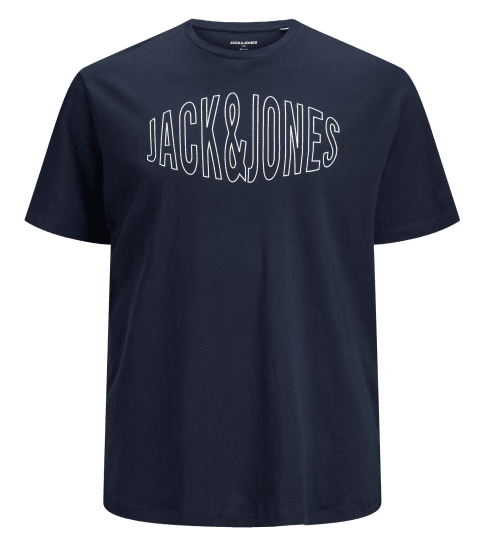 Jack & Jones Preston Crew Neck T-Shirt Navy - T-paidat - Isot T-paidat 2XL – 14XL