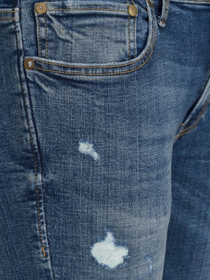 Jack & Jones Liam 101 Skinny Blue Denim - Farkut ja housut - Miesten isot farkut ja isot housut W40-W70