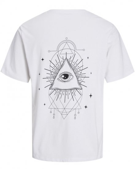 Jack & Jones Jackie Crew Neck T-Shirt White - T-paidat - Isot T-paidat 2XL – 14XL
