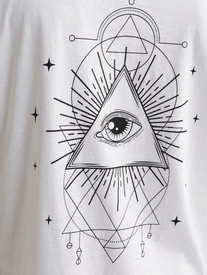 Jack & Jones Jackie Crew Neck T-Shirt White - T-paidat - Isot T-paidat 2XL – 14XL