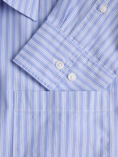 Jack & Jones Cody Poplin Long Sleeve Shirt Windsurfer - Kauluspaidat - Miesten isot kauluspaidat 2XL – 8XL