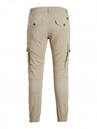 Jack & Jones JPSTPAUL Cuffed Cargopants Sand - Farkut ja housut - Miesten isot farkut ja isot housut W40-W70