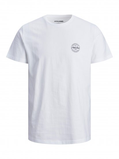 Jack & Jones JJESHARK TEE White - T-paidat - Isot T-paidat 2XL – 14XL