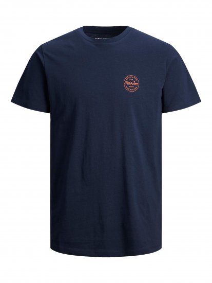 Jack & Jones JJESHARK TEE Navy - T-paidat - Isot T-paidat 2XL – 14XL