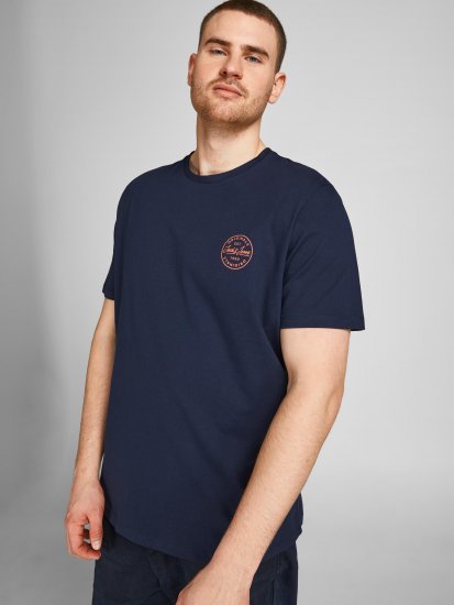 Jack & Jones JJESHARK TEE Navy - T-paidat - Isot T-paidat 2XL – 14XL