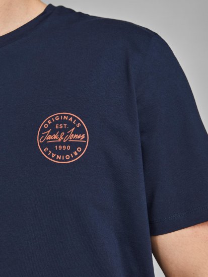 Jack & Jones JJESHARK TEE Navy - T-paidat - Isot T-paidat 2XL – 14XL