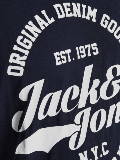 Jack & Jones JJERAFA TEE Navy - T-paidat - Isot T-paidat 2XL – 14XL