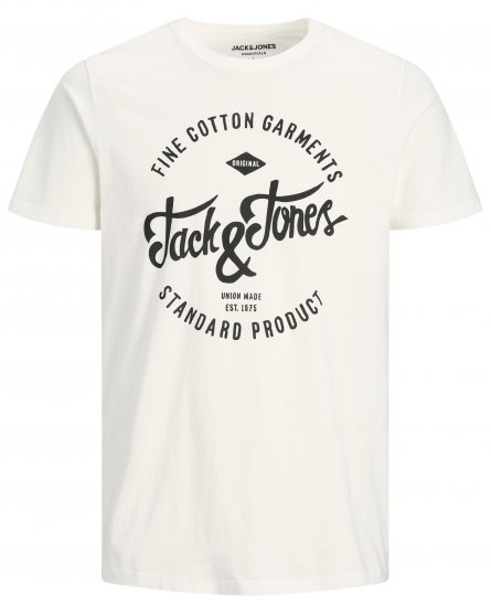 Jack & Jones JJERAFA TEE White - T-paidat - Isot T-paidat 2XL – 14XL