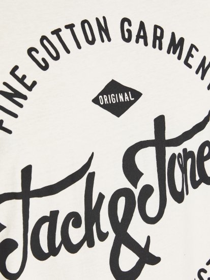 Jack & Jones JJERAFA TEE White - T-paidat - Isot T-paidat 2XL – 14XL