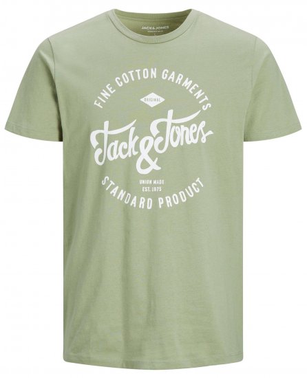 Jack & Jones JJERAFA TEE Light Green - T-paidat - Isot T-paidat 2XL – 14XL