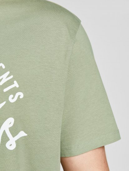 Jack & Jones JJERAFA TEE Light Green - T-paidat - Isot T-paidat 2XL – 14XL