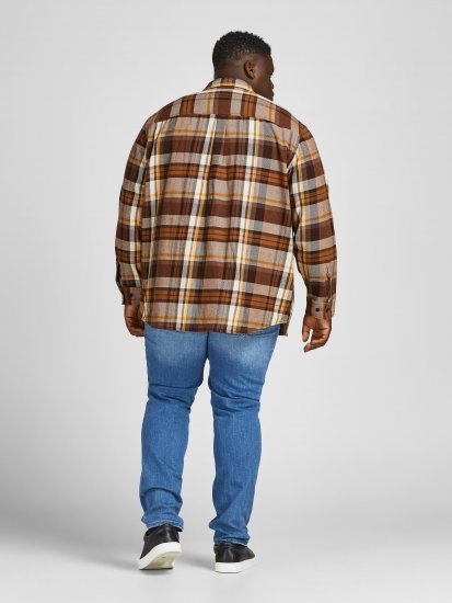 Jack & Jones JPRBLUWOODLAND Checked Shirt - Kauluspaidat - Miesten isot kauluspaidat 2XL – 8XL