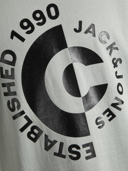 Jack & Jones JCOSPRING T-Shirt Gray - T-paidat - Isot T-paidat 2XL – 14XL