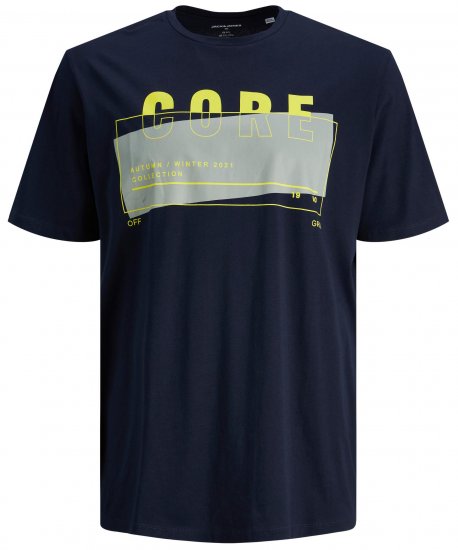 Jack & Jones JCOBOOSTER TEE Navy - T-paidat - Isot T-paidat 2XL – 14XL