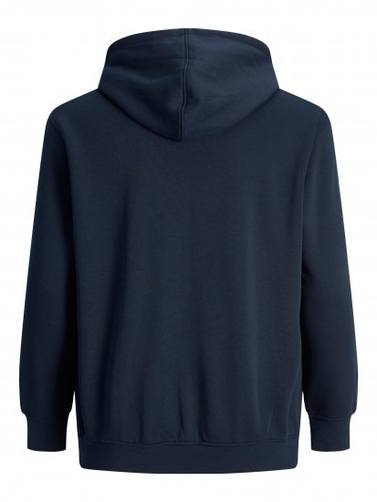 Jack & Jones JPRBLUBOOSTER SWEAT Hoodie Navy - Hupparit ja collegepaidat - Miesten hupparit ja collegepaidat isot koot