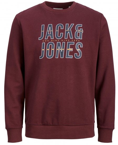 Jack & Jones JJXILO Sweat Port Royale - Isot Vaatteet - Miesten vaatteet isot koot