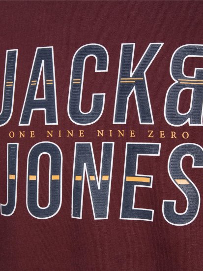 Jack & Jones JJXILO Sweat Port Royale - Hupparit ja collegepaidat - Miesten hupparit ja collegepaidat isot koot