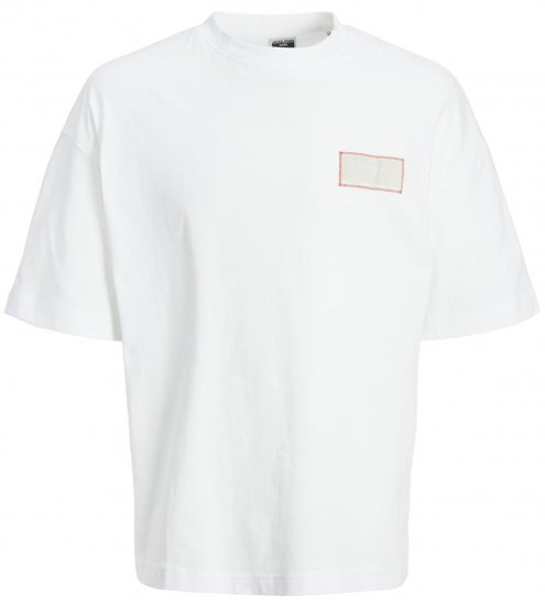 Jack & Jones JCONASA TEE White - T-paidat - Isot T-paidat 2XL – 14XL