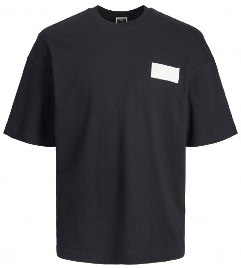 Jack & Jones JCONASA TEE Black - T-paidat - Isot T-paidat 2XL – 14XL
