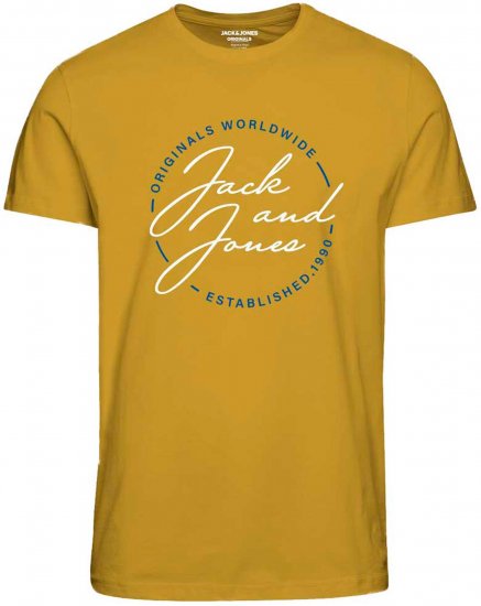 Jack & Jones JORJERRYS TEE Yellow - T-paidat - Isot T-paidat 2XL – 14XL
