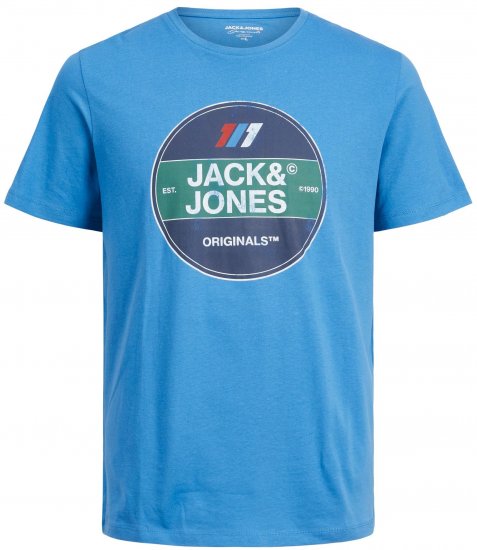 Jack & Jones JORNATE TEE Blue - T-paidat - Isot T-paidat 2XL – 14XL