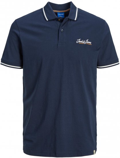 Jack & Jones JORPAUL TONS Polo shirt Navy - Pikeepaidat - Miesten isot pikeepaidat