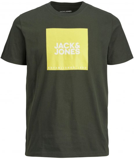 Jack & Jones JJLOCK TEE Green - T-paidat - Isot T-paidat 2XL – 14XL