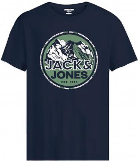 Jack & Jones JCOBOOSTER T-Shirt Navy - T-paidat - Isot T-paidat 2XL – 14XL