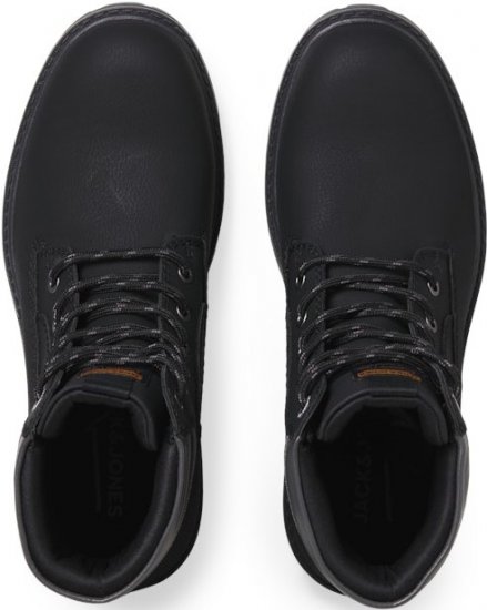 Jack & Jones FINIUS Lace-Up Boots Black - Miesten Kengät 40-52 - 