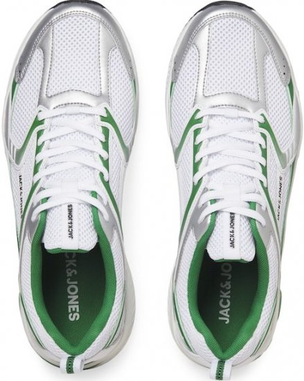 Jack & Jones Tokyo Sneakers Bright White/Green - Miesten Kengät 40-52 - 