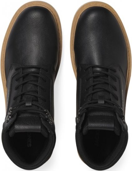 Jack & Jones OHIO Lace-Up Boots Black - Miesten Kengät 40-52 - 