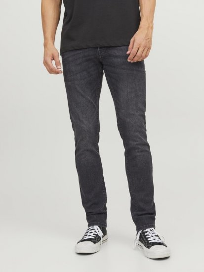 Jack & Jones JJILIAM JJORIGINAL SQ 270 Jeans Black Denim - Farkut ja housut - Miesten isot farkut ja isot housut W40-W70