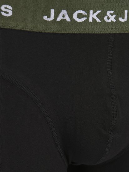 Jack & Jones JACARON Trunks 3-Pack Black - Alusvaatteet & uimavaatteet - Miesten Isot alusvaatteet 