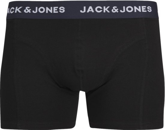 Jack & Jones JACARON Trunks 3-Pack Black - Alusvaatteet & uimavaatteet - Miesten Isot alusvaatteet 
