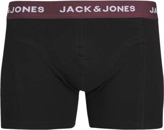 Jack & Jones JACARON Trunks 3-Pack Black - Alusvaatteet & uimavaatteet - Miesten Isot alusvaatteet 