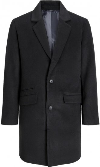 Jack & Jones HAYS Coat Black - Takit - Miesten Takit, isot koot – 2XL – 12XL