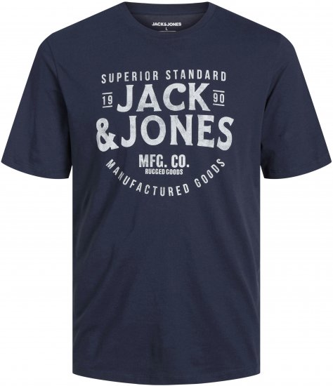Jack & Jones JJJEANS T-Shirt Navy - T-paidat - Isot T-paidat 2XL – 14XL