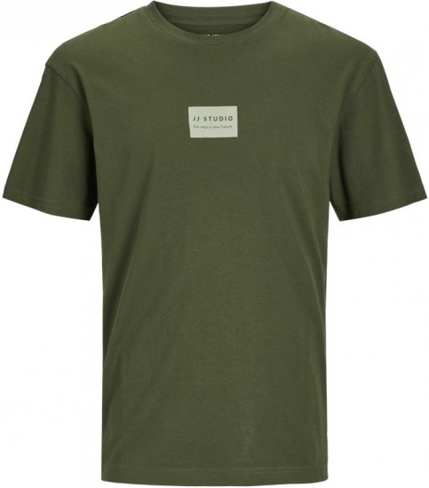 Jack & Jones HAKKAI T-Shirt Kombu Green - T-paidat - Isot T-paidat 2XL – 14XL