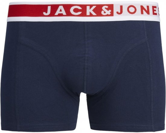 Jack & Jones JACKARIM Trunks 3-Pack Red - Alusvaatteet & uimavaatteet - Miesten Isot alusvaatteet 